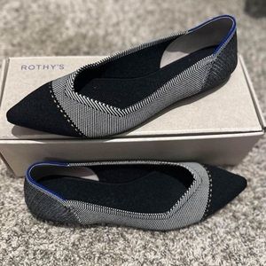 Rothy’s The Point - Grey Mist Captoe